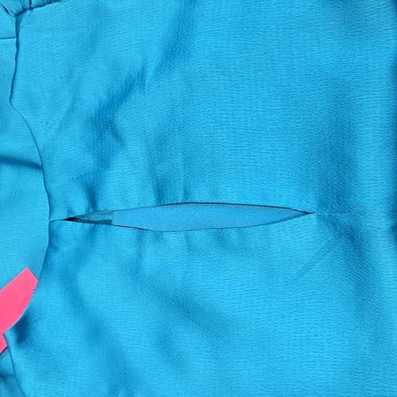 LILLY PULITZER BLAKELYNN ELBOW SLEEVE BALLON SLEEVE IN BLUE RHAPSODY.  SIZE 2. - Picture 9 of 10